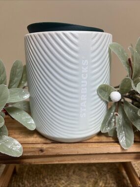 Starbucks Mint Green Pearlescent Ceramic 8oz Tumbler